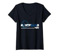 Mujer Rugby Montpellier - Regalo para Hombre, Mujer, niño Camiseta Cuello V