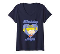 Mujer Rugrats Angelica Birthday Angel Camiseta Cuello V