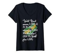 Mujer Rusia Football T-Shirt 2018 Mundial Brasil Camiseta de fútbol Copa Camiseta Cuello V
