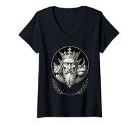 Mujer Sabiduría de la Triple Mirada de Bael Camiseta Cuello V