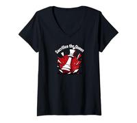 Mujer Sacrifice The Queen Funny Chess Player Strategy Camiseta Cuello V