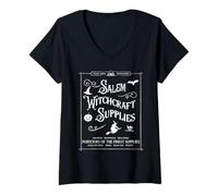 Mujer Salem Witchcraft Supplies Camiseta (sin angustia) Camiseta Cuello V