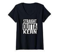 Mujer Salida Recta Kern Camiseta Cuello V