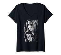 Mujer Sally Philips Smack The Pony Guionista Actor de Andy Willsher Camiseta Cuello V