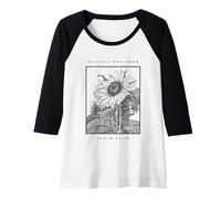 Mujer Salmo 46:10 Quédate quieto y sé Que yo Soy Dios Escritura Camiseta Manga Raglan
