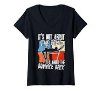 Mujer Salto con Pértiga It's About The Bounce Back Camiseta Cuello V