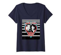 Mujer Salvado por Las Campanas True Love 80s Style Camiseta Cuello V