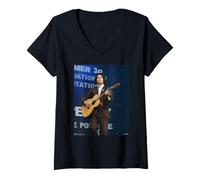 Mujer Sam Duckworth Get Cape Wear Cape Fly Live por Andy Willsher Camiseta Cuello V
