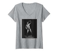 Mujer Sammy Davis Jr The Candy Man Singer Live 1973 Rat Pack Camiseta Cuello V