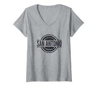 Mujer San Antonio Texas - San Antonio TX oficial Camiseta Cuello V