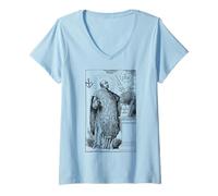 Mujer San Ignacio Loyola Ad Majorem Dei Gloriam Católica Vintage Camiseta Cuello V