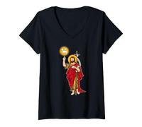 Mujer San Juan Bautista Camiseta Cuello V