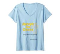 Mujer San Juan Vianney Cruz Fe Devoción Inspiración Católica Camiseta Cuello V