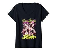 Mujer San Judas Tadeo Santo patrón de las causas Jude the Apostle Camiseta Cuello V