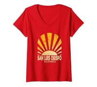 Mujer San Luis Obispo California - San Luis Obispo CA Domingo Camiseta Cuello V
