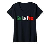 Mujer San Luis Potosí México Camiseta Cuello V
