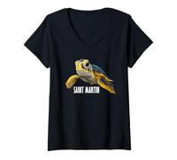 Mujer San Martín / Saint Martin Camiseta Cuello V