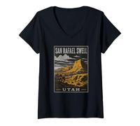 Mujer San Rafael Oleaje Utah Camiseta Cuello V
