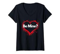 Mujer ¿San Valentín será mío? Camiseta Cuello V