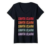 Mujer Santa Clara Camiseta Cuello V