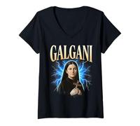 Mujer Santa Gemma Galgani Selfie Camiseta Cuello V