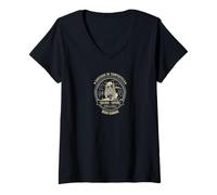 Mujer Santiago de Compostela Peregrino Buen Camino Camiseta Cuello V