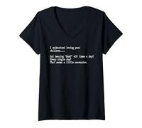 Mujer Sarcasmo Divertido Mamá Entiende Amar A Sus Hijos Crianza Camiseta Cuello V