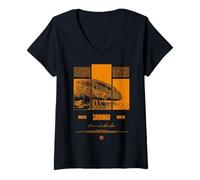 Mujer Savannah Monitor Modern Streetwear Reptile Keeper Camiseta Cuello V