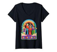 Mujer Say No to Hate Sarcastic Retro Vintage Funny Adult Humor Camiseta Cuello V