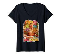 Mujer Sazon es mi lenguaje de Amor Camiseta Cuello V