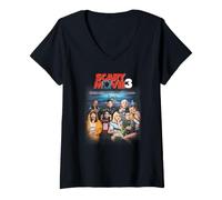 Mujer Scary Movie 3 Poster Classic Y2K Horror Comedy Camiseta Cuello V