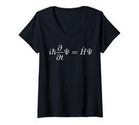 Mujer Schrodinger Equation Quantum Mechanics Wave Equation Physics Camiseta Cuello V