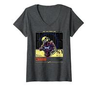 Mujer Sci Fi Alien Restringido 2024 Futuros Enemigos Camiseta Cuello V