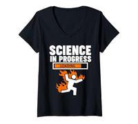 Mujer SCIENCE IN PROGRESS Camiseta Cuello V