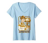 Mujer Science Sarcastic Retro Vintage Funny Adult Humor Camiseta Cuello V
