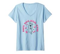 Mujer Scooby-Doo Best Dog Mom Ever Camiseta Cuello V