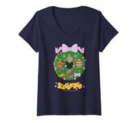 Mujer Scooby-Doo - Corona navideña para Aperitivos Camiseta Cuello V