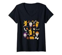 Mujer Scooby Doo Dracula Halloween Camiseta Cuello V