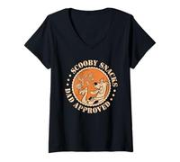 Mujer Scooby-Doo Father's Day Snacks Approved Dad Camiseta Cuello V