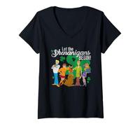 Mujer Scooby-Doo Let The Shenanigans Begin Camiseta Cuello V