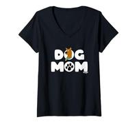 Mujer Scooby-Doo Mother's Day Dog Mom Camiseta Cuello V
