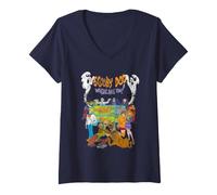 Mujer Scooby-Doo Where Are You Group Camiseta Cuello V