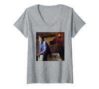 Mujer Scott Bakula Quantum Leap Star Trek Actor de Michael Grecco Camiseta Cuello V