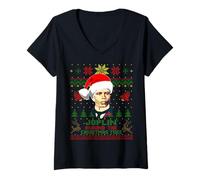 Mujer Scott Composer Joplin Around The Christmas Tree Camiseta Cuello V