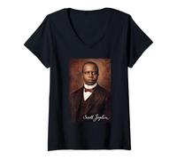 Mujer Scott Joplin Camiseta Cuello V