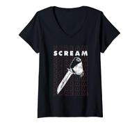 Mujer Scream Logo Stack Camiseta Cuello V
