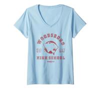 Mujer Scream Woodsboro High School Camiseta Cuello V