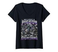 Mujer Sé como una Paloma SH T en Todo Bootleg Camiseta Cuello V