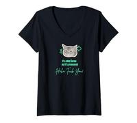 Mujer Se llama Karma (Y se pronuncia Haha F You) Camiseta Cuello V