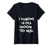 Mujer Sé Que me matas Camiseta Cuello V